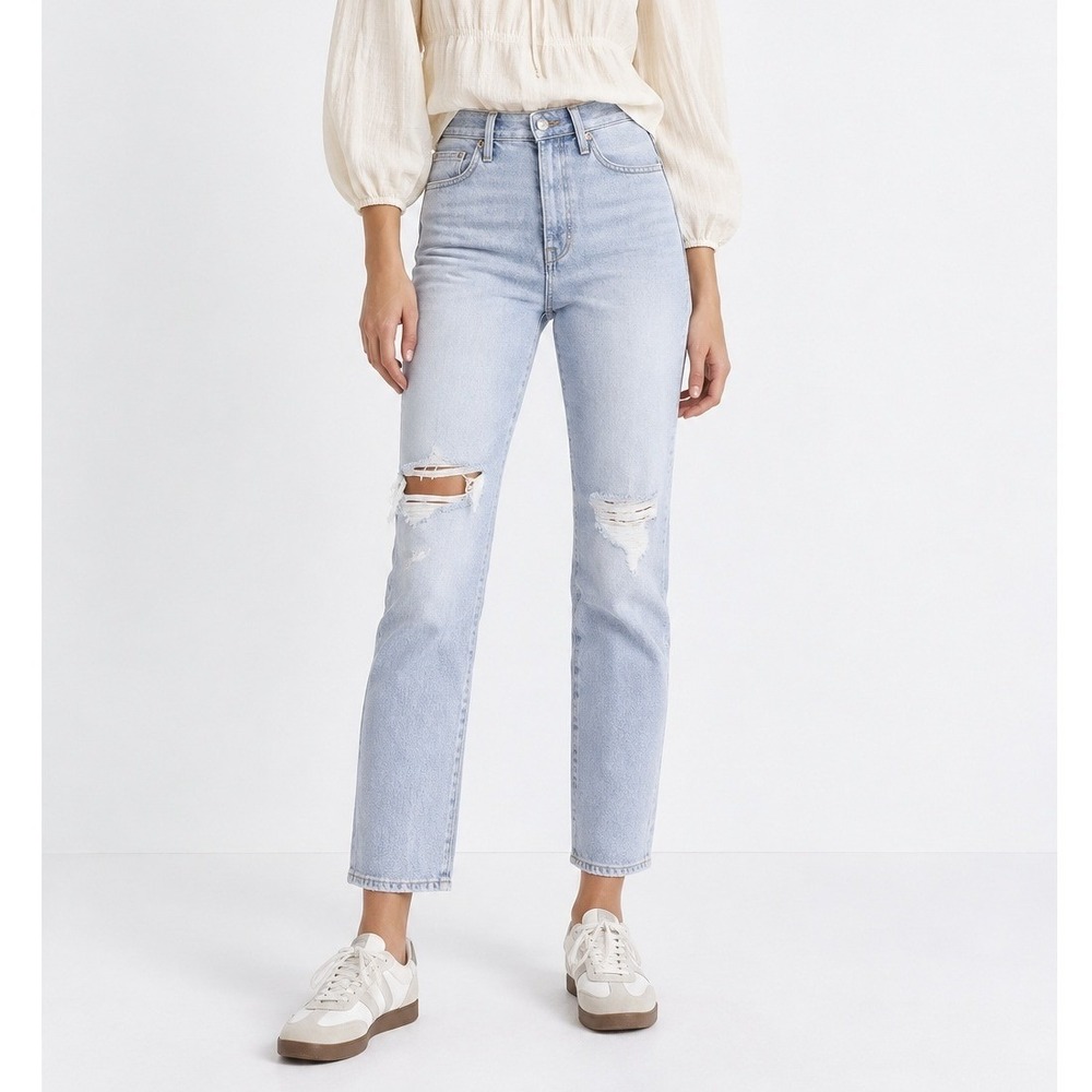 Madewell Perfect Vintage Jeans Women's 28 Calabria Wash Distressed High Rise